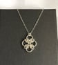 Celtic Cross Sterling Silver Chainmaille Pendant - Image 3