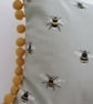 Sophie Allport Bees  Cushion Cover with Black Piping - Image 7