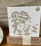 Japanese Greeting Card. Blank Japanese Inspired Greetings Card. - Image 2