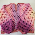 Kids crochet cropped hexi sweater