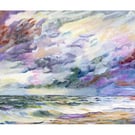 Turbulent Waters – a Giclee print of my original Oil Pastel