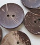 5 Medium Chunky Coconut Buttons - Image 4
