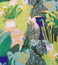 Garden apron, with snips, twine, labels and pencil: jungle plants - Image 3