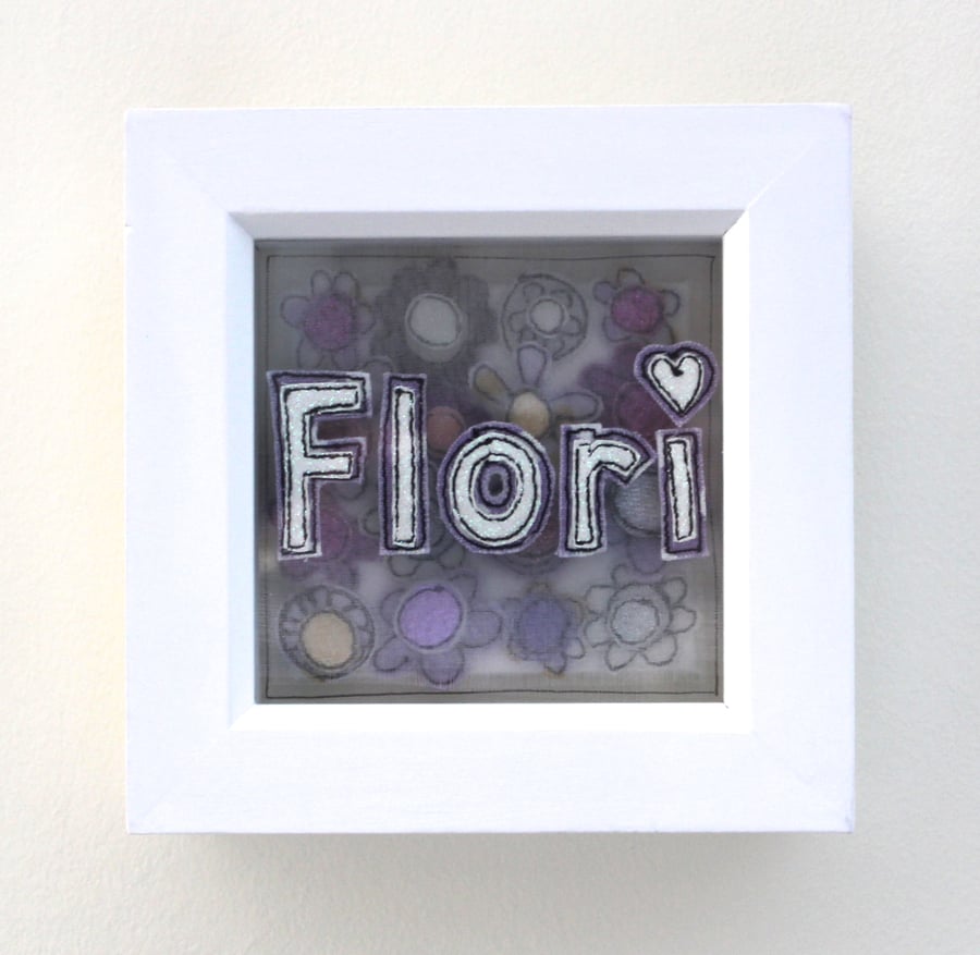 Personalised Flower Picture