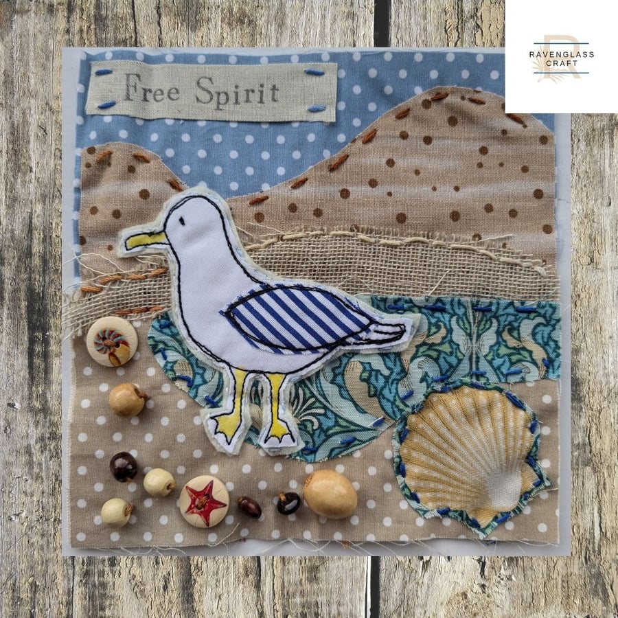 Seagull Slow Stitch Kit for beginners
