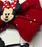 Matching Minnie bow & clip set - Image 3