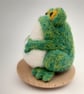 Little turquoise frog ornament - Image 4