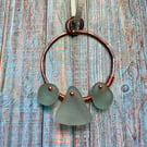Sea glass, trio Pendant