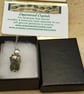 Rare raw Moldavite pendant necklace - Image 5