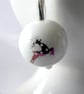 Christmas Bauble Multi colour Leaping Reindeer Earrings  - Image 7