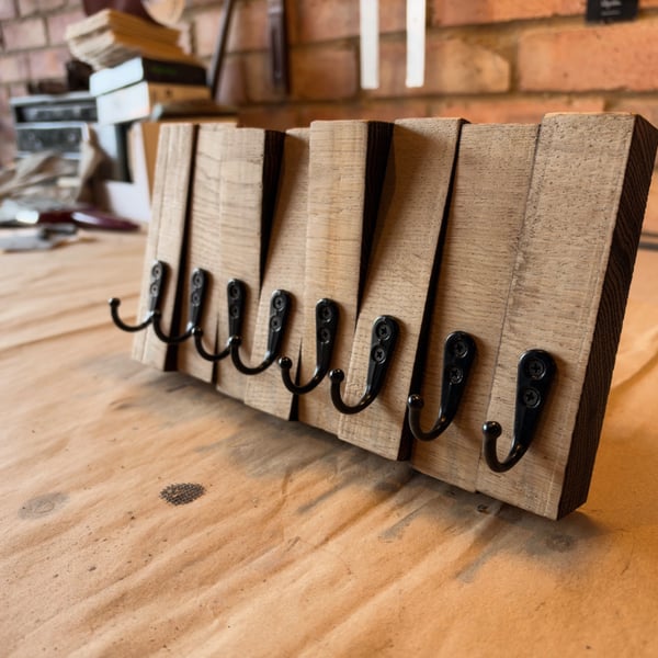 Oak key holder