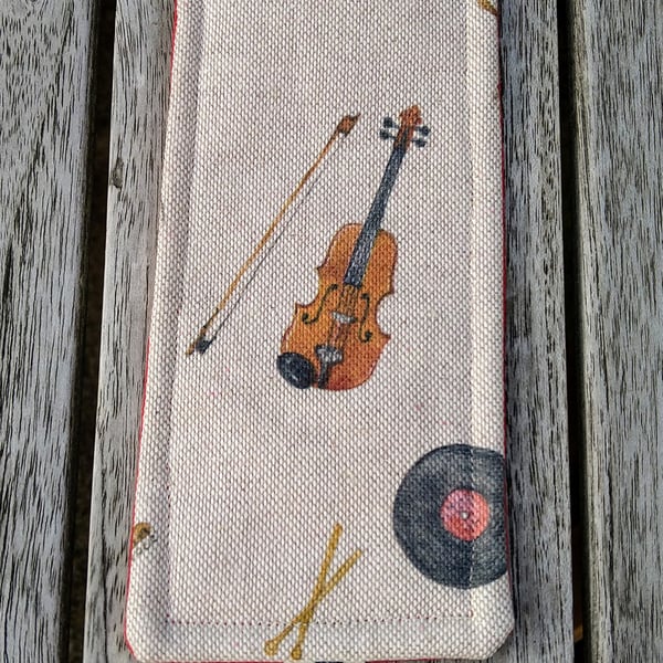 Bookmark with violin