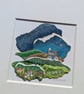 Stormy Clouds Cottage - Miniature collage. Mounted - Image 9