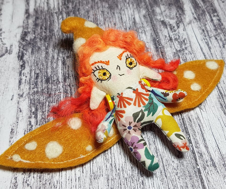 Miniature Handmade Fairy Doll