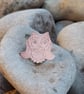 Owl brooch in etched copper - Image 3