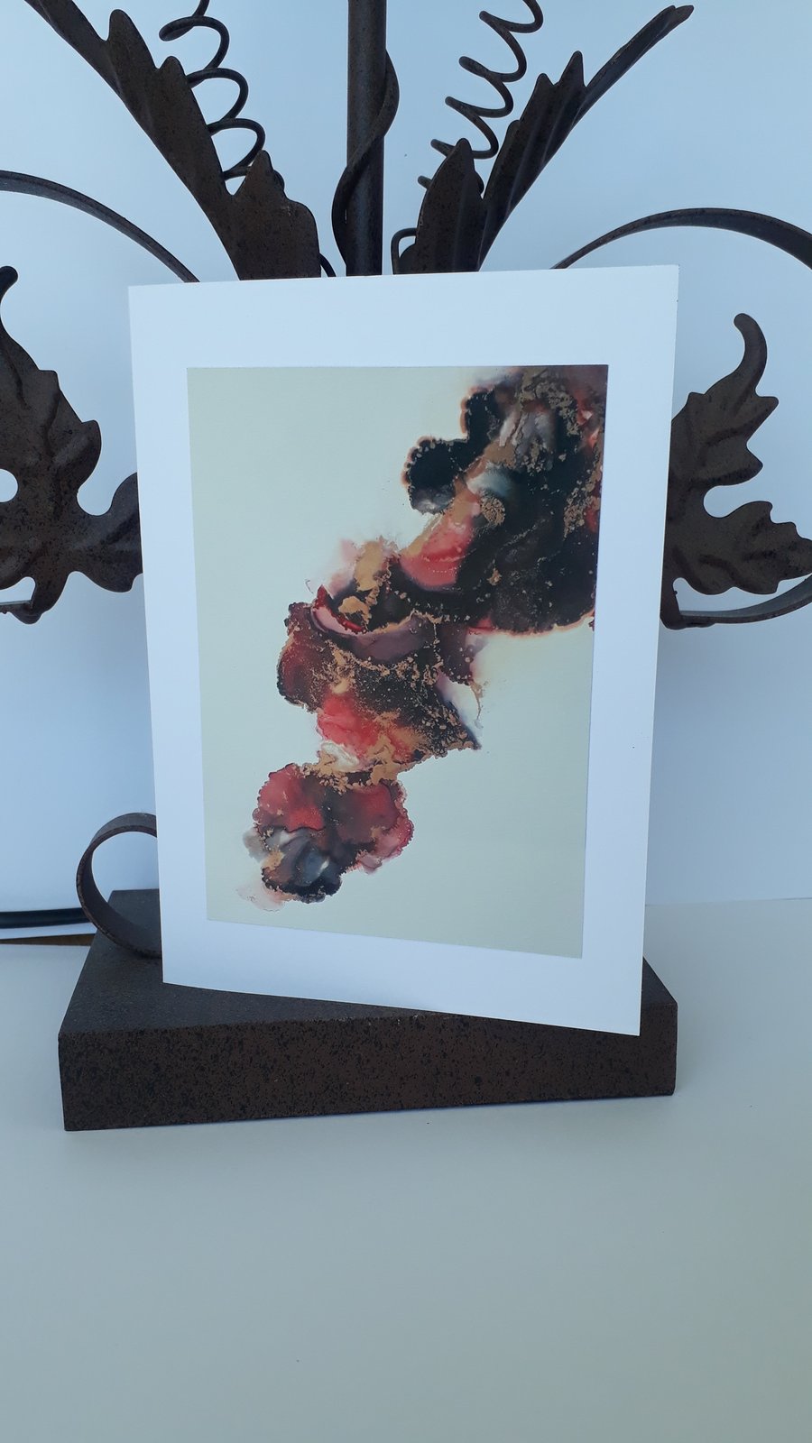 Alcohol Ink Art card