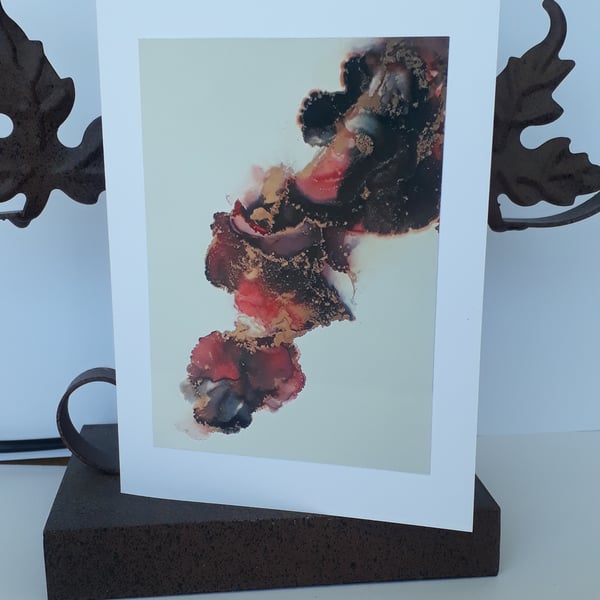 Alcohol Ink Art card