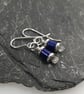 Reels  - silver and Lapis Lazuli earrings - Image 7