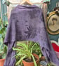 naturally dyed organic cotton wrap, scarf 