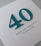 Handmade 60th birthday card - can be personalised with any age and message - Image 8