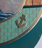 Sailing Ship Oval Shaped Easel Style Birthday Card - Image 4
