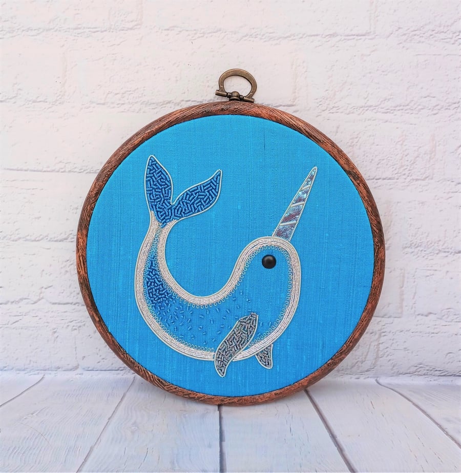 Narwhal Hand Stitched Notebook Narwhal Hand Stitched Notebook