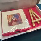 Mini Original Abstract Art Gift Box – Letterbox Friendly Art Gift