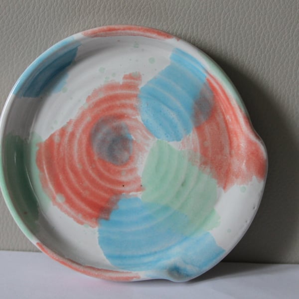 Handmade kitchen spoon rest