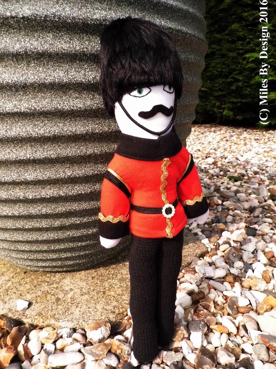Commemorative  OOAK Queen's Guard Doll