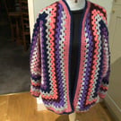 Hand crocheting jacket