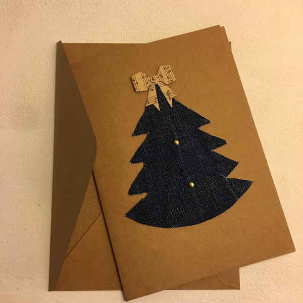 Handmade cards with a touch of denim