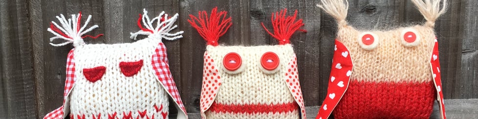 Three Woolly Owls