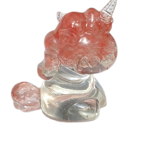 Cherry Quartz Roselight Unicorn
