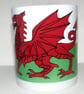 welsh dragon ceramic mug, cymru,dragon,wales - Image 1