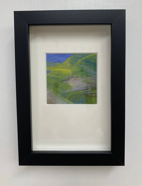 Fleeting Valley Abstract Landscape 