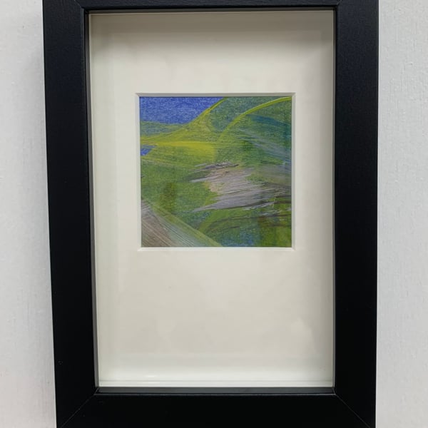 Fleeting Valley Abstract Landscape 