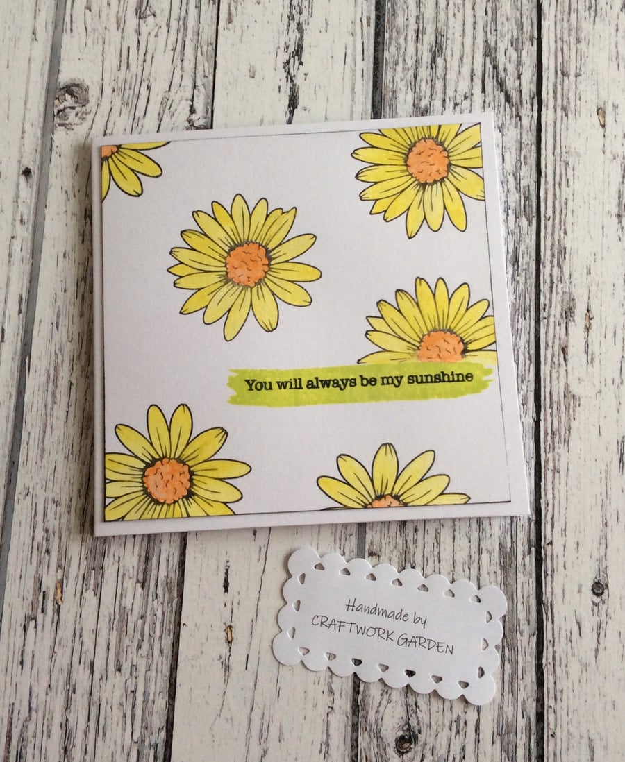 You Will Always Be My Sunshine Card