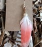 Unique feather earring  - "Phantasy" (Single ear) - Image 3
