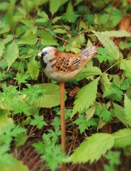 Ceramic Bird for the Garden