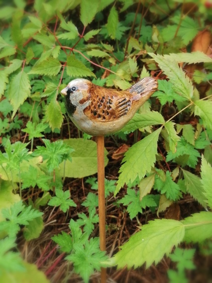 Ceramic Bird for the Garden