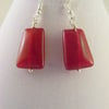 Red Agate Earrings