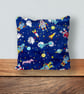 Children's Cushion, Nursery Mini Cushion, Handmade Cushion-Robots Design-SMC70