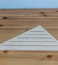 Triangular Corner Display Stand with Grooves for Cards and Jewellery in Retail - Image 5