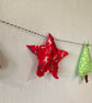 Christmas bunting garland - trees and stars design. 1.4m long - Image 1