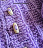 Baby Girls Merino Wool Hooded Jacket 0-6 mths size - Image 5