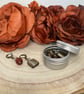 Stitch markers for knitting and crochet,  6 recycled and vintage bead notions - Image 5