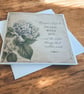 Vintage Botanical Greeting Card. Handmade Parchment Paper Card.  - Image 3