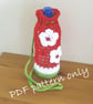  Bottle holder crochet pattern. Adjustable strap. Photo tutorial.  - Image 1