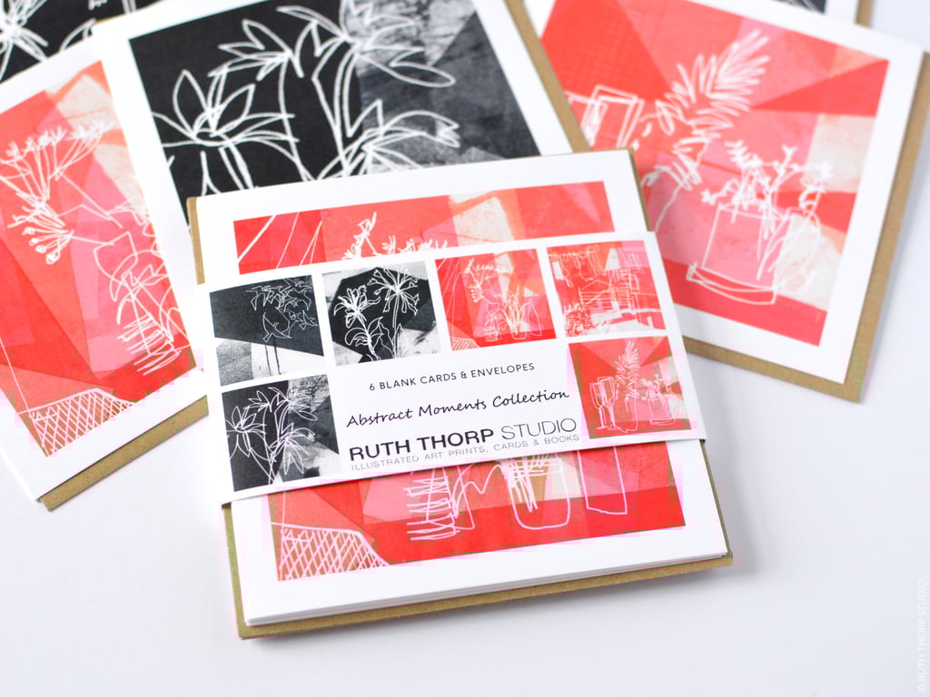 Abstract Moments Pack of 6 Greeting Cards