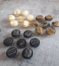 9 16" 15mm 24L Polyester Horn Shank Buttons in 3 fabulous colours - Image 4